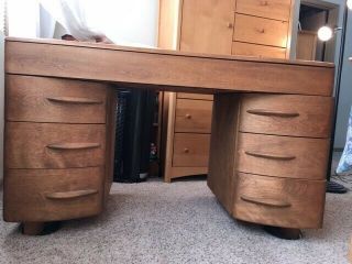 Heywood Wakefield 1950s Solid Wood Modern Desk