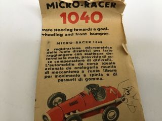 VINTAGE 1950 ' SCHUCO 1040 MICRO RACER,  STILL 5