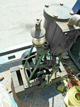 Antique Stationary Steam Engine from NY Shoe Shop 2 Ft tall no tag 6