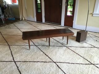 Period George Nelson Style Bench/ Coffee Table Mid Century Modern Mcm