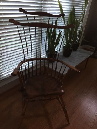 Pair (2) Highback Windsor Chair - Hand Made Pa 1979