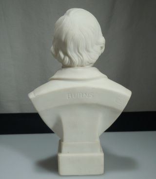 Antique R & L Bisque Parian Bust of Poet Robert Burns - 54456 3