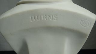 Antique R & L Bisque Parian Bust of Poet Robert Burns - 54456 6