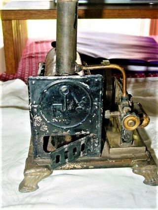 Vtg.  Antique Tin Toy Steam Engine 1930 - 40 
