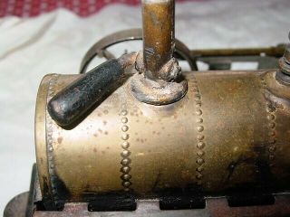 Vtg.  Antique Tin Toy Steam Engine 1930 - 40 