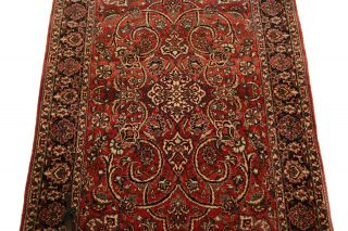 Antique Rare Persian Rug Exceptional More than 600 KPSI Red 3 ' x5 ' C.  1900 3