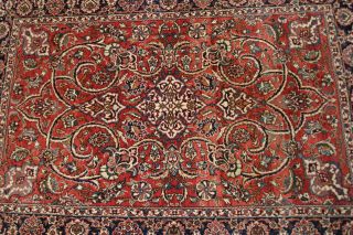 Antique Rare Persian Rug Exceptional More than 600 KPSI Red 3 ' x5 ' C.  1900 9