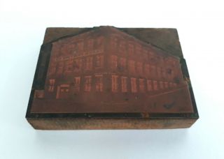 Vintage Engraved Copper Plate Frayn Printing & Publishing Co Vine St Seattle