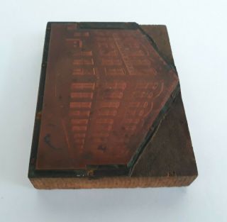 Vintage Engraved Copper Plate Frayn Printing & Publishing Co Vine St Seattle 4