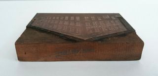 Vintage Engraved Copper Plate Frayn Printing & Publishing Co Vine St Seattle 5