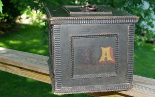 ANTIQUE BOX DOCUMENT DOWRY CHEST 18TH CENTURY AMERICAN REVOLUTIONARY WAR 3