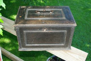 ANTIQUE BOX DOCUMENT DOWRY CHEST 18TH CENTURY AMERICAN REVOLUTIONARY WAR 6