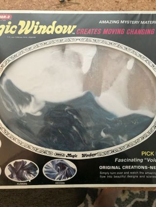 Wham - o 1972 Magic Window In Package.  Moving Sand. 6
