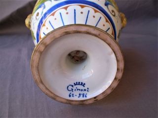 Antique Italian Faience Majolica Mythology,  Richard Ginori,  Vase/ Amphora 5