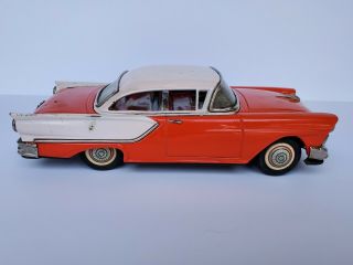 Ford Fairlane 1958 Friction Tin Toy ICHIKO Japan 2