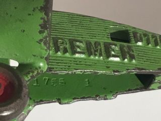 Rare Hubley Bremen Green Cast Iron Airplane - 2