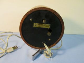 HOWARD MILLER vintage Mid Century Mod DESK CLOCK Arthur Umanoff George Nelson 5