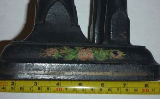 Antique FAIRBANKS Cast Iron Balance/Postal SCALE - Black,  Floral 8