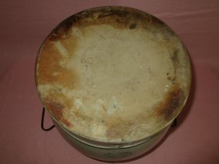 Antique Stoneware Red Wing Midwestern 5 Gal Water Cooler Crock & Lid 10