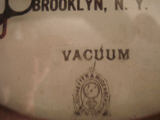 Vintage.  Metal.  Vacuum.  Gauge.  Brooklyn,  N.  Y 5