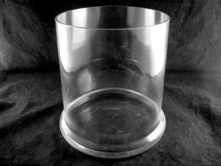 Mid Century Glass Punch Bowls & Cups,  12 pc,  heavy base,  Danish,  Kosta Boda ? 3