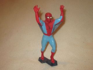 Spider - Man 1967 Red Marx Figure Professionally Painted