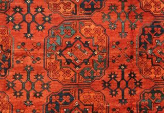 Antique Ersari Main Carpet; Turkmen; Central Asia; Circa 1880; 7 - 5 x 10 - 6 ft. 2