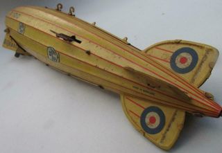 Tippco Germany clockwork 42 cm R100 RAF airship zeppelin blimp p/box 8