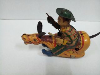 Vintage Antique Rare Old Collectible Wind Up Tin Toy From Japan