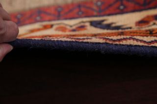 Vintage One - of - a - Kind Gabbeh Qashqai Tribal - weave Persian Oriental Wool Rug 4x6 11