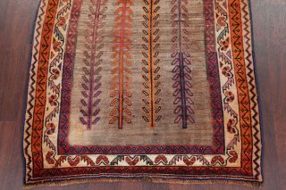 Vintage One - of - a - Kind Gabbeh Qashqai Tribal - weave Persian Oriental Wool Rug 4x6 4