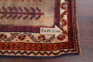 Vintage One - of - a - Kind Gabbeh Qashqai Tribal - weave Persian Oriental Wool Rug 4x6 5