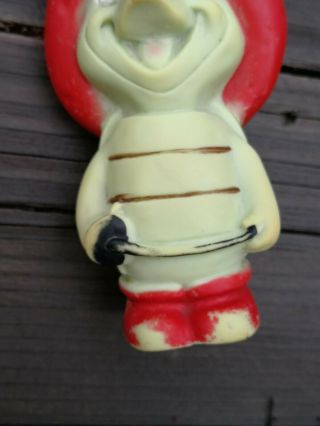 VTG RARE MEXICAN RUBBER SQUEAKY TOY TOUCHE TURTLE HANNA BARBERA CLONE MEXICO 10