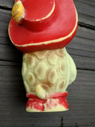 VTG RARE MEXICAN RUBBER SQUEAKY TOY TOUCHE TURTLE HANNA BARBERA CLONE MEXICO 11