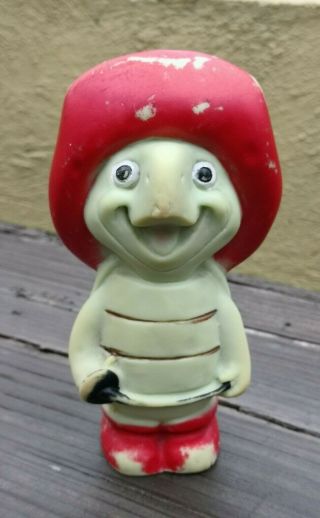 Vtg Rare Mexican Rubber Squeaky Toy Touche Turtle Hanna Barbera Clone Mexico