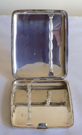 Vintage Art Deco Japanese Sterling Silver Komai signed Cigarette / Card Case 9