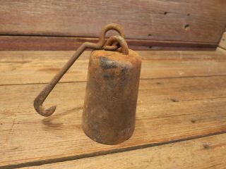 Vintage Antique Scale Weight 8 Pounds - Barn Found