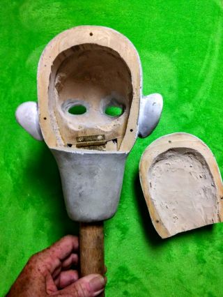 Ventriloquist dummy,  Carved Wooden 12