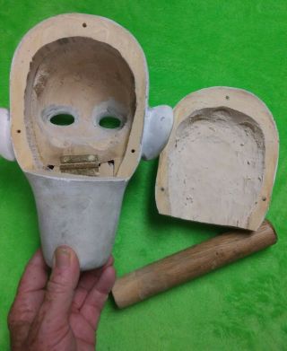 Ventriloquist dummy,  Carved Wooden 9