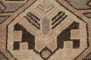 4 ' x9 ' Antique Geometric Tribal Bakhtiari Persian Oriental Runner Rug Distressed 7
