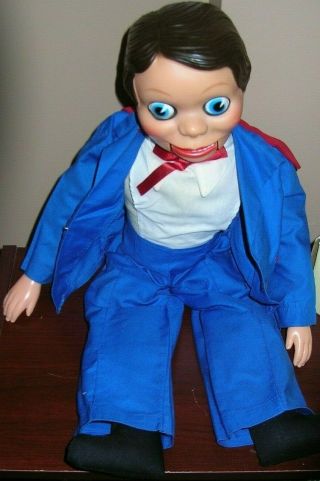 Velvel Ventriloquist Dummy Puppet Doll Rare 1963 Rickie Laynes