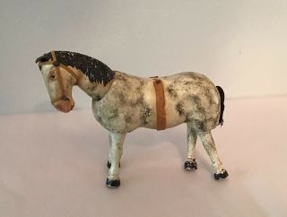 Antique Schoenhut wooden horse - Circus pony - Humpty Dumpty circus toy 2