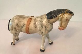 Antique Schoenhut wooden horse - Circus pony - Humpty Dumpty circus toy 3