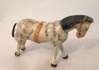 Antique Schoenhut wooden horse - Circus pony - Humpty Dumpty circus toy 5