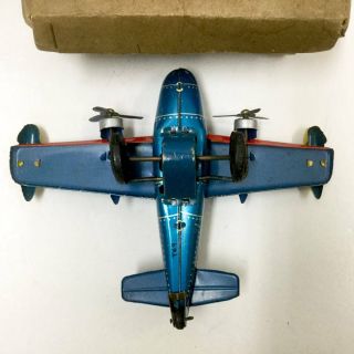 Bandai Knight Plain 1950s Fifty All Tin Retro Vintage Fighter Airplane 10