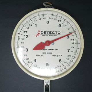 Vtg Detecto Double Sided Hanging Produce Scale 20 lb Capacity MCS Series 3