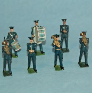 BRITAINS England vintage 1956 lead Band of the ROYAL AIR FORCE 1527 (2116) 7 pc 2