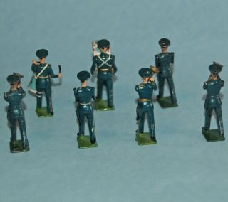 BRITAINS England vintage 1956 lead Band of the ROYAL AIR FORCE 1527 (2116) 7 pc 4