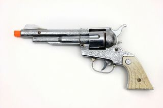 Vintage Nichols Stallion 41 - 40 Toy Cap Gun w/ 6 Shells 2