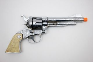 Vintage Nichols Stallion 41 - 40 Toy Cap Gun w/ 6 Shells 3